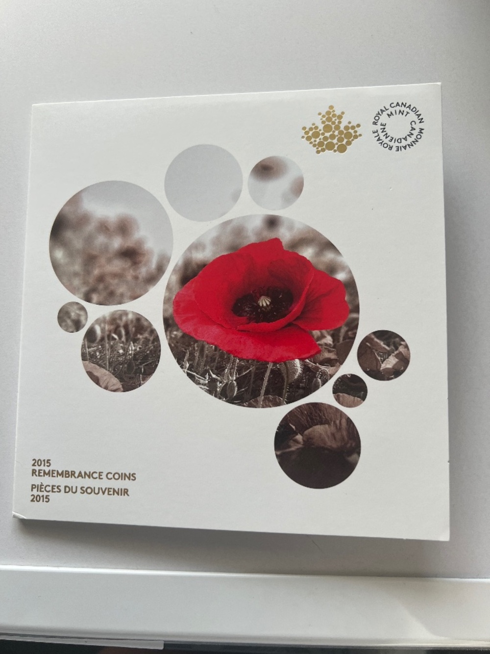 2015 Remembrance Coins in folder #1